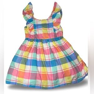 Tommy Bahama Dress Girls Size 6 Pastel
Plaid Ruffles Bow Spring Soft Yellow